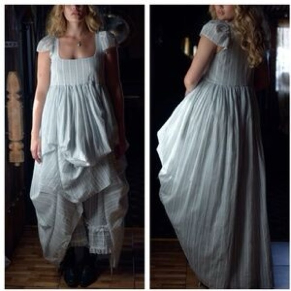 Selkie Lake Stripe ‘On a Cloud’ Gown.